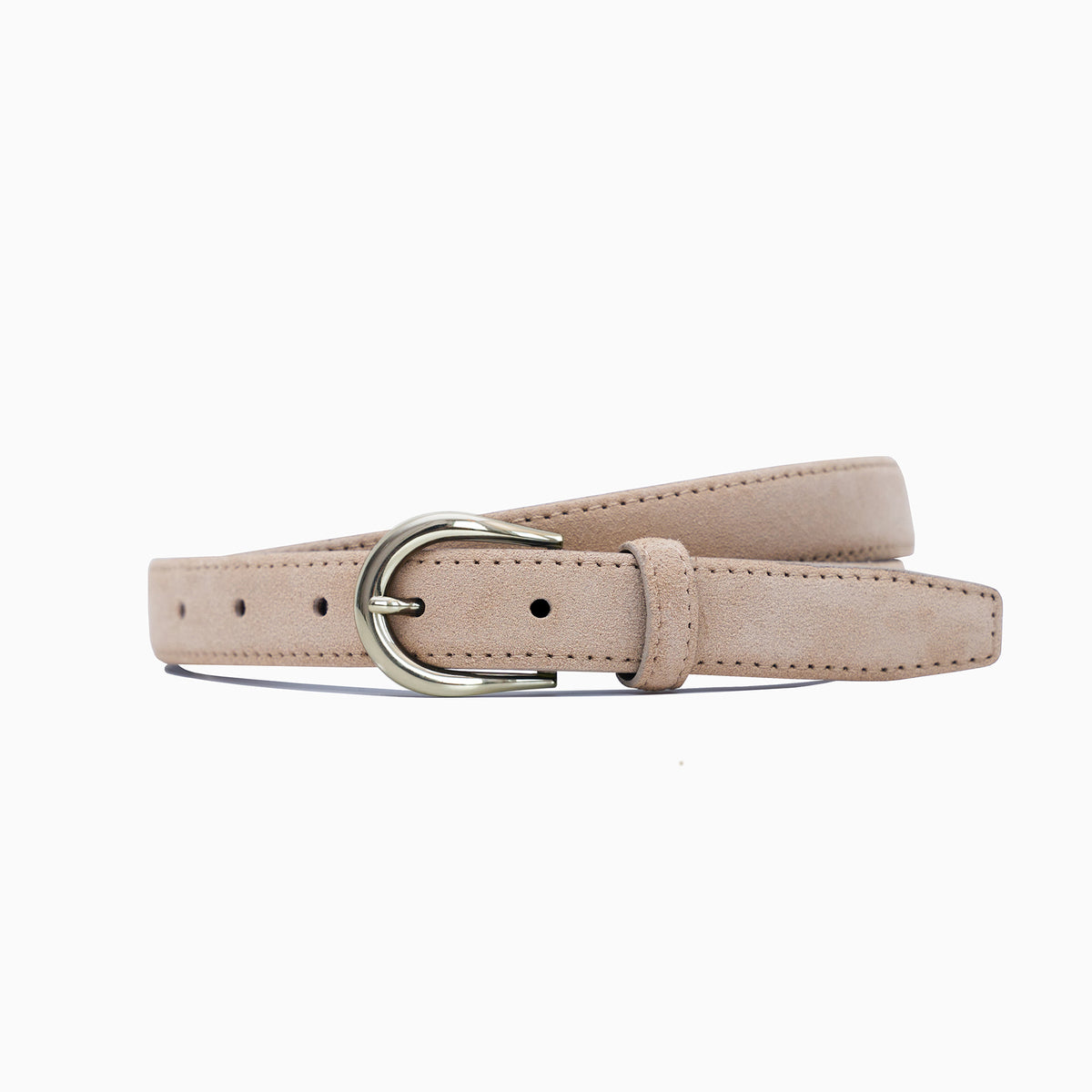 Beige Suede 1" Belt