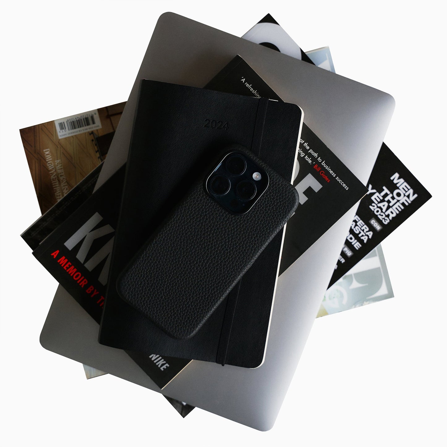 Etui na iPhone'a — skóra groszkowa