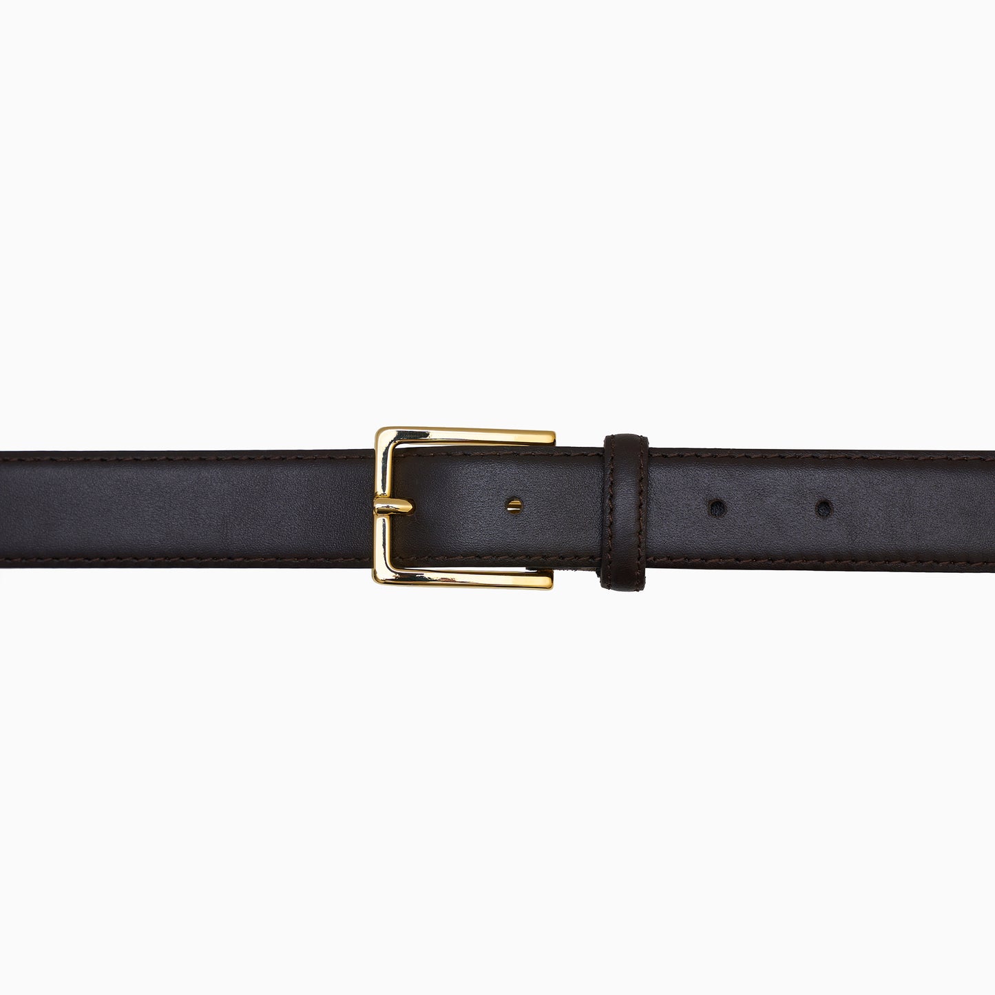Brown Leather Simple Belt
