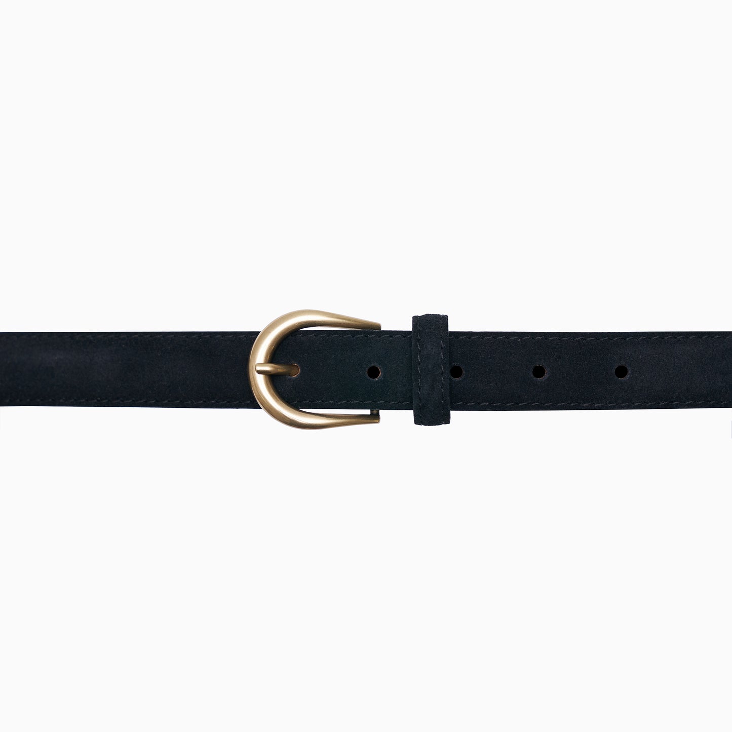 Black Suede 1" Belt