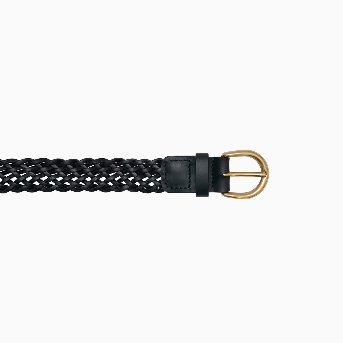Handbraided Black belt 3cm