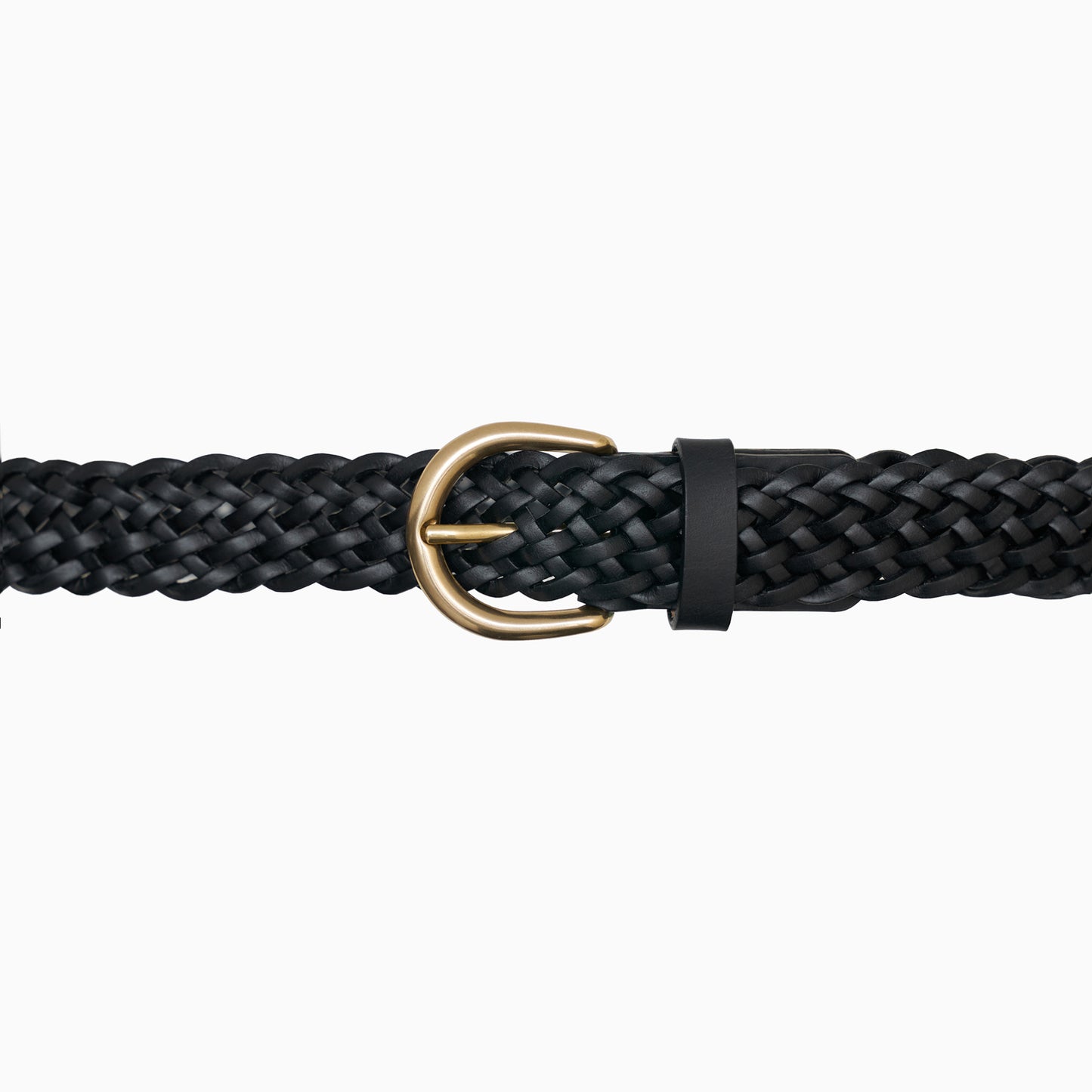 Handbraided Black belt 3cm