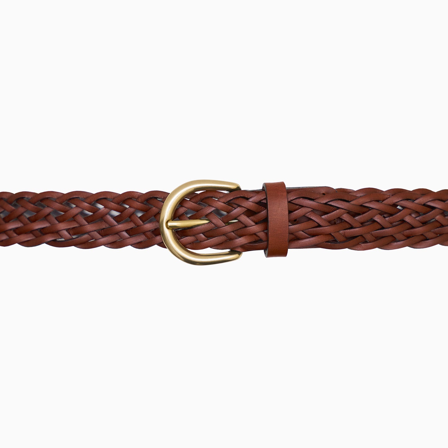Handbraided Brown belt 3cm