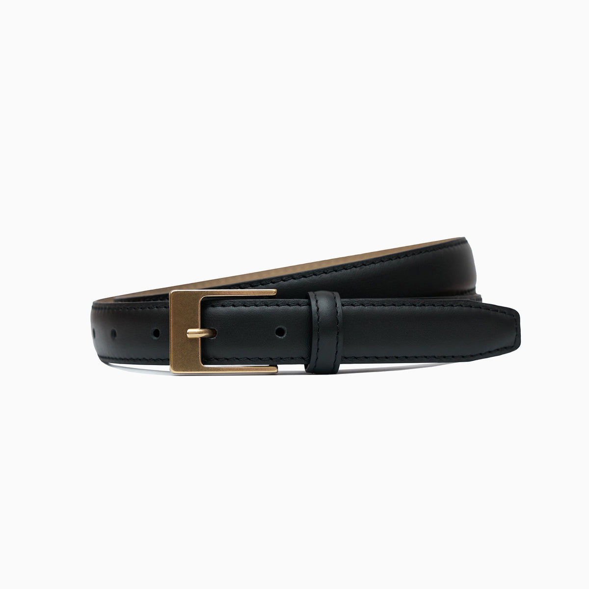 "Square" Black Classic 1" Belt