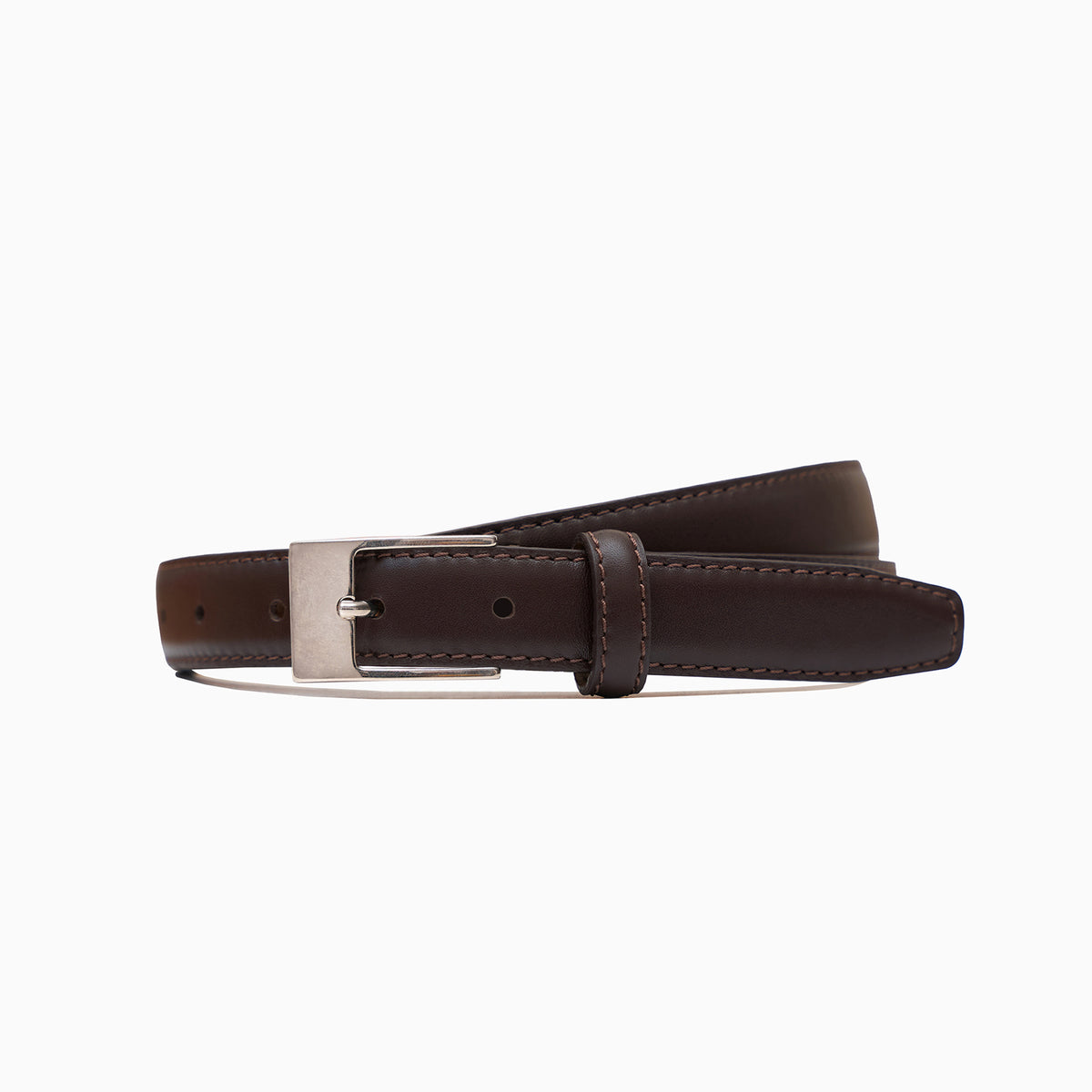 "Square" Brown Classic 1" Belt