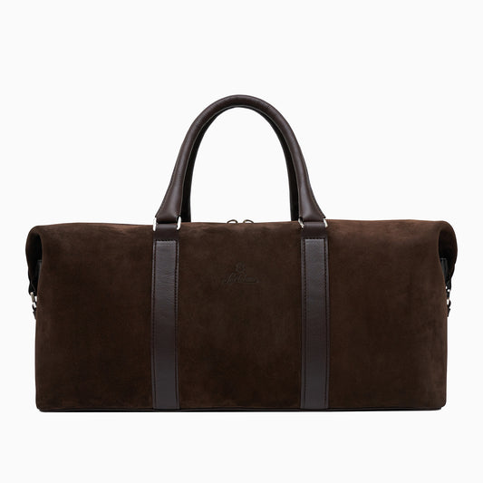 Suede Weekender Bag